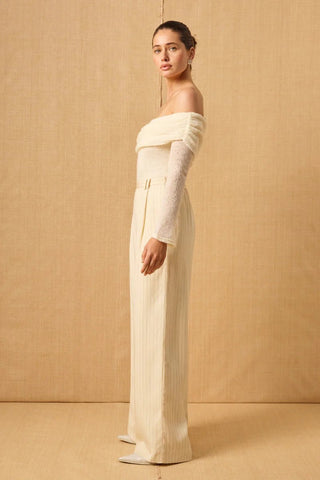 Nomad Top - Cream - Long sleeve tops - MØN RENN - The Soho Movement