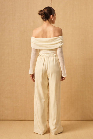 Nomad Top - Cream - Long sleeve tops - MØN RENN - The Soho Movement