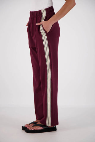 Panarea Trackpant - Plum - Trackpants - Jasmine Alexa - The Soho Movement
