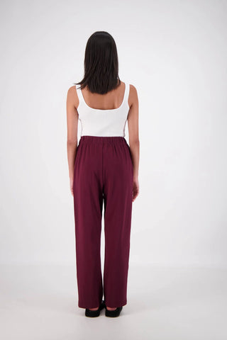 Panarea Trackpant - Plum - Trackpants - Jasmine Alexa - The Soho Movement