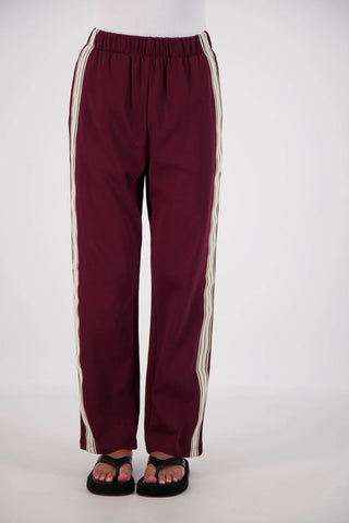 Panarea Trackpant - Plum - Trackpants - Jasmine Alexa - The Soho Movement