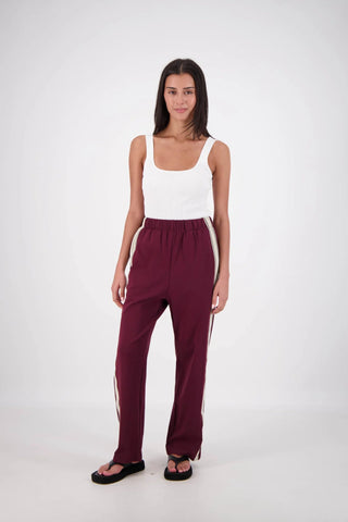 Panarea Trackpant - Plum - Trackpants - Jasmine Alexa - The Soho Movement
