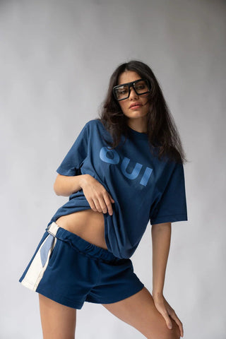 Parisienne Tee - Midnight Blue - Tees - Araminta James - The Soho Movement