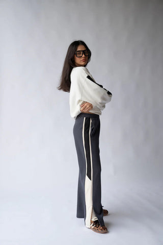 Parisienne Trackpant - Noir - Trackpants - Araminta James - The Soho Movement
