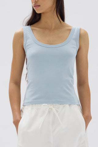 Paulina Scoop Tank - Sora - Singlet - Assembly Label - The Soho Movement