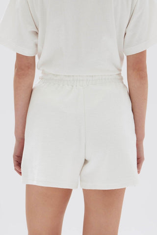Poppy Textured Short - Antique White - Assembly Label - The Soho Movement
