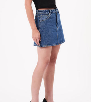 Reese Aline Skirt - Light Vintage Blue - Denim skirt - Abrand - The Soho Movement