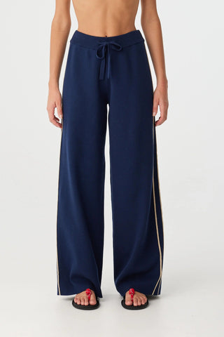Rome Pant - Navy - Knitted pants - Arcaa Movement - The Soho Movement