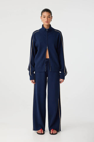 Rome Pant - Navy - Knitted pants - Arcaa Movement - The Soho Movement