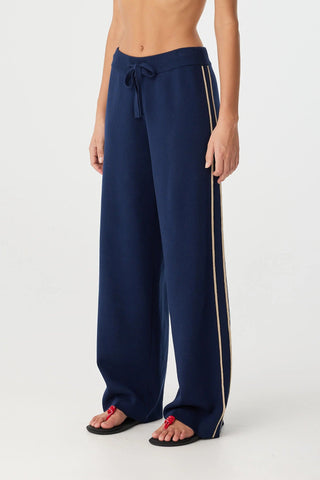 Rome Pant - Navy - Knitted pants - Arcaa Movement - The Soho Movement