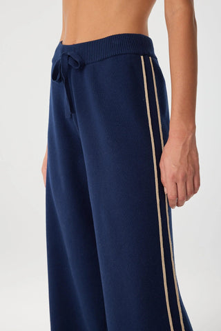 Rome Pant - Navy - Knitted pants - Arcaa Movement - The Soho Movement