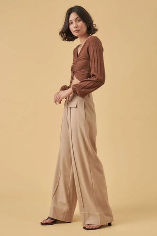 Sense Knit Top - Chocolate - MON RENN - The Soho Movement