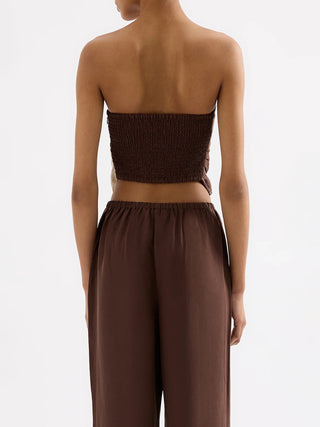 Serafin Bodice - Espresso - Tops - Nude Lucy - The Soho Movement