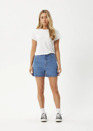 Seventy Threes Denim Shorts - Worn Blue - Afends - The Soho Movement