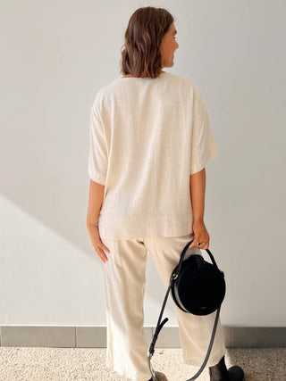 Staple Tee - Oat - Shirts & Tops - The Soho Movement - The Soho Movement