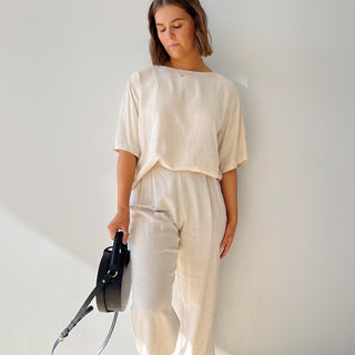 Staple Tee - Oat - Shirts & Tops - The Soho Movement - The Soho Movement