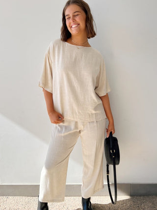 Staple Tee - Oat - Shirts & Tops - The Soho Movement - The Soho Movement