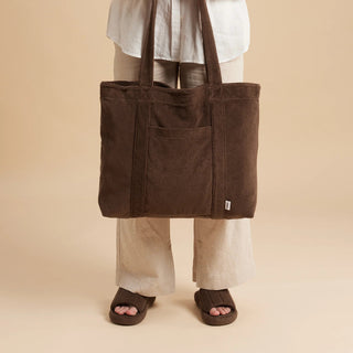 Terry Beach Bag - Cocoa - Bag - Hommey - The Soho Movement
