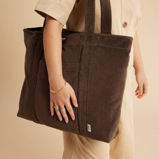 Terry Beach Bag - Cocoa - Bag - Hommey - The Soho Movement