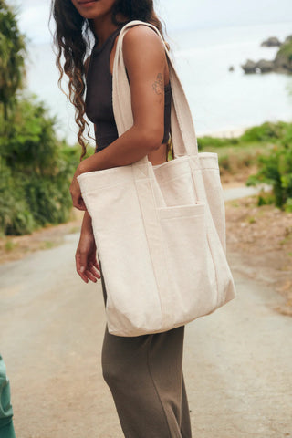 Terry Beach Bag - Coconut - Bag - Hommey - The Soho Movement