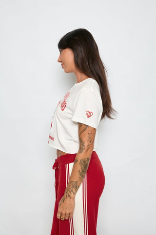 The 1985 Crop Tee - Cream - Tees - The Soho Movement - The Soho Movement