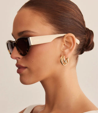 The Alba - Toffee Tort/Bisque Pecan - Sunglasses - Banbé - The Soho Movement