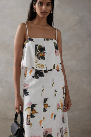 The Effie Top - Valencia Print - Tops - Sancia - The Soho Movement