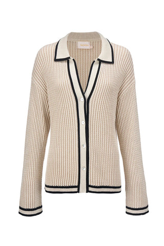 The Josefina Knit Shirt - Clay - Knitwear - Sancia - The Soho Movement