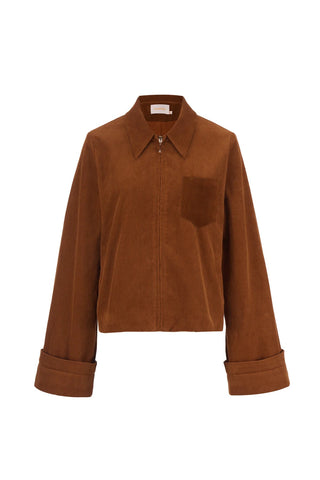The Lennon Jacket - Brandy Cord - Coats & Jackets - Sancia - The Soho Movement
