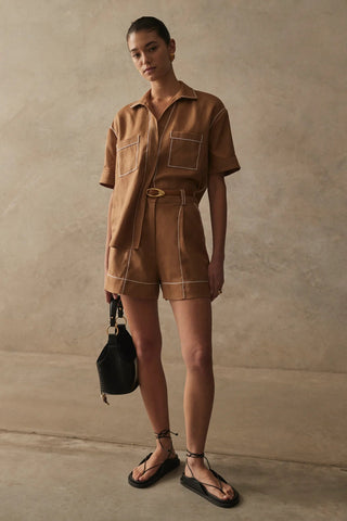 The Lydian Shirt - Honey - Shirts & Tops - Sancia - The Soho Movement