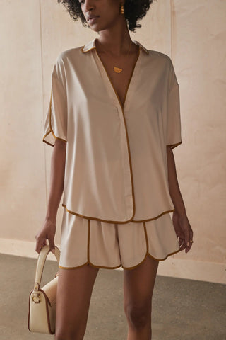 The Salina Shirt - Ginger - Shirts & Tops - Sancia - The Soho Movement