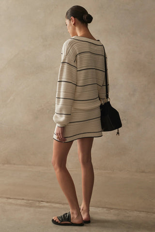 The Serena Knit Jumper - Deco - Knitwear - Sancia - The Soho Movement