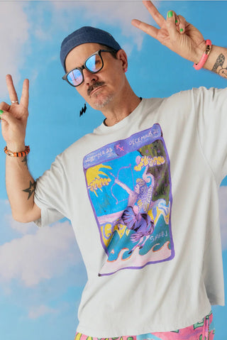The Very Oversized Sagittarius Tee - Light Sky Blue - Tees - Sabbi - The Soho Movement