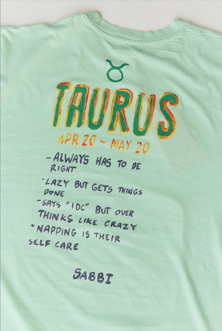 The Very Oversized Taurus Tee - Green - Tees - Sabbi - The Soho Movement