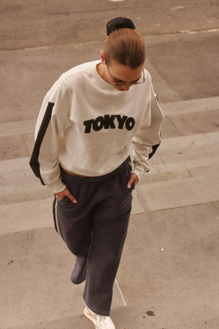 Tokyo Sweatshirt - Warm White - Sweater - Araminta James - The Soho Movement
