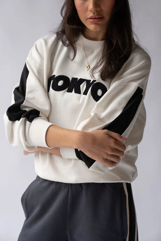 Tokyo Sweatshirt - Warm White - Sweater - Araminta James - The Soho Movement