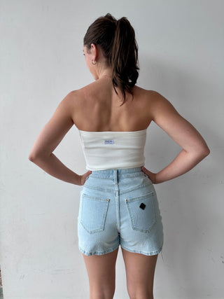 Venice Short - Bleached Vintage Blue - Abrand - The Soho Movement