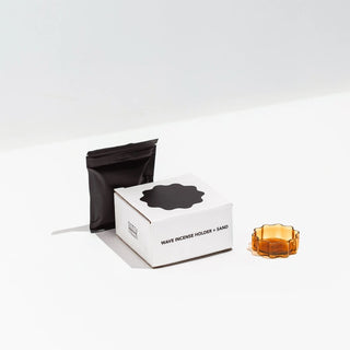 Wave Incense Holder - Amber - Incense holder - Fazeek - The Soho Movement