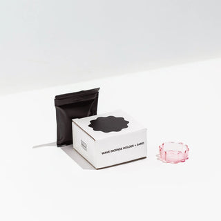 Wave Incense Holder - Pink - Incense holder - Fazeek - The Soho Movement