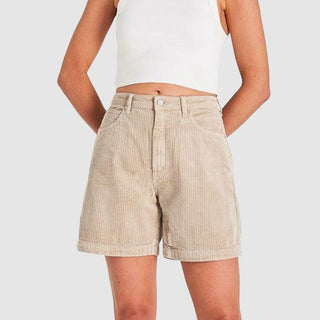 A Carrie Short - Sand Cord - Shorts - Abrand - The Soho Movement