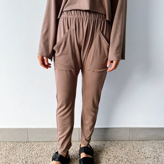 Active Trackpant - Cocoa - Pants - The Soho Movement - The Soho Movement