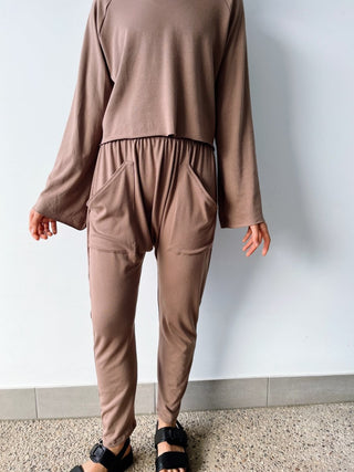 Active Trackpant - Cocoa - Pants - The Soho Movement - The Soho Movement