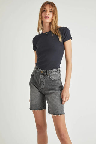 Classic Cutoff Short - 90s Black - Denim Shorts - Rollas - The Soho Movement