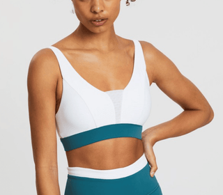 Crux Crop - Kelp & White - Activewear - Arcaa Movement - The Soho Movement