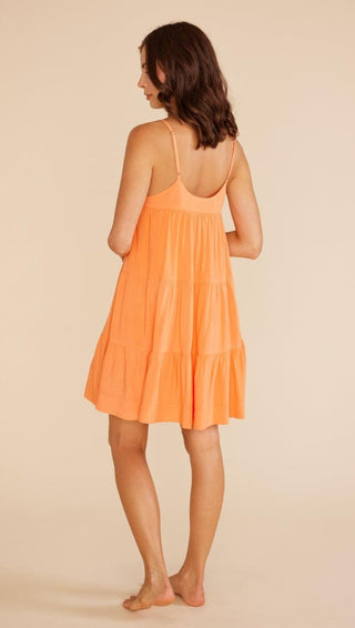 Eloise Tiered Mini Dress - Mandarin - Minkpink - The Soho Movement