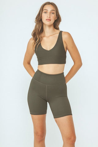 Hazel Bra - Dark Olive - Activewear - Arcaa Movement - The Soho Movement