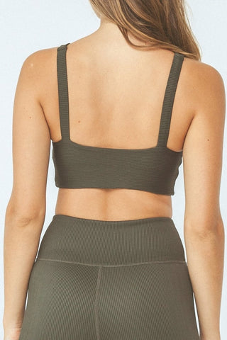 Hazel Bra - Dark Olive - Activewear - Arcaa Movement - The Soho Movement