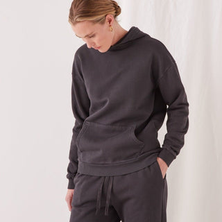 Jura Hoodie - Washed Black - Jumpers - Assembly Label - The Soho Movement