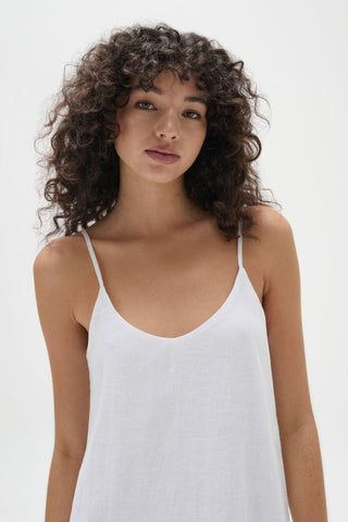 Linen Slip Dress - White - Dresses - Assembly Label - The Soho Movement