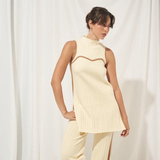 Lyon Knit Tunic - Lemon Pie - Shirts & Tops - MØN RENN - The Soho Movement